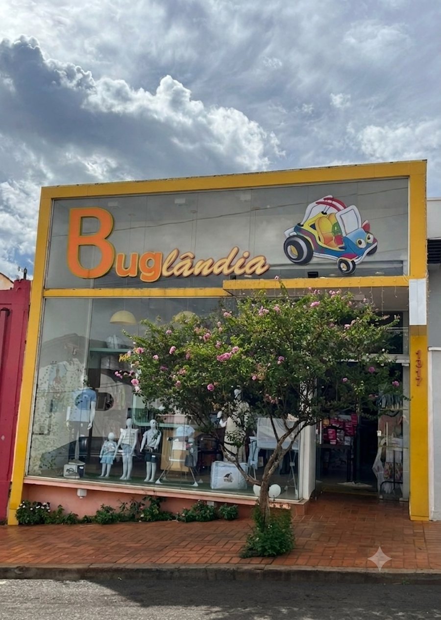 Fachada da loja Buglândia